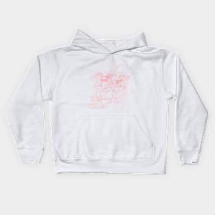 Celestial Maidens in Rose Kids Hoodie